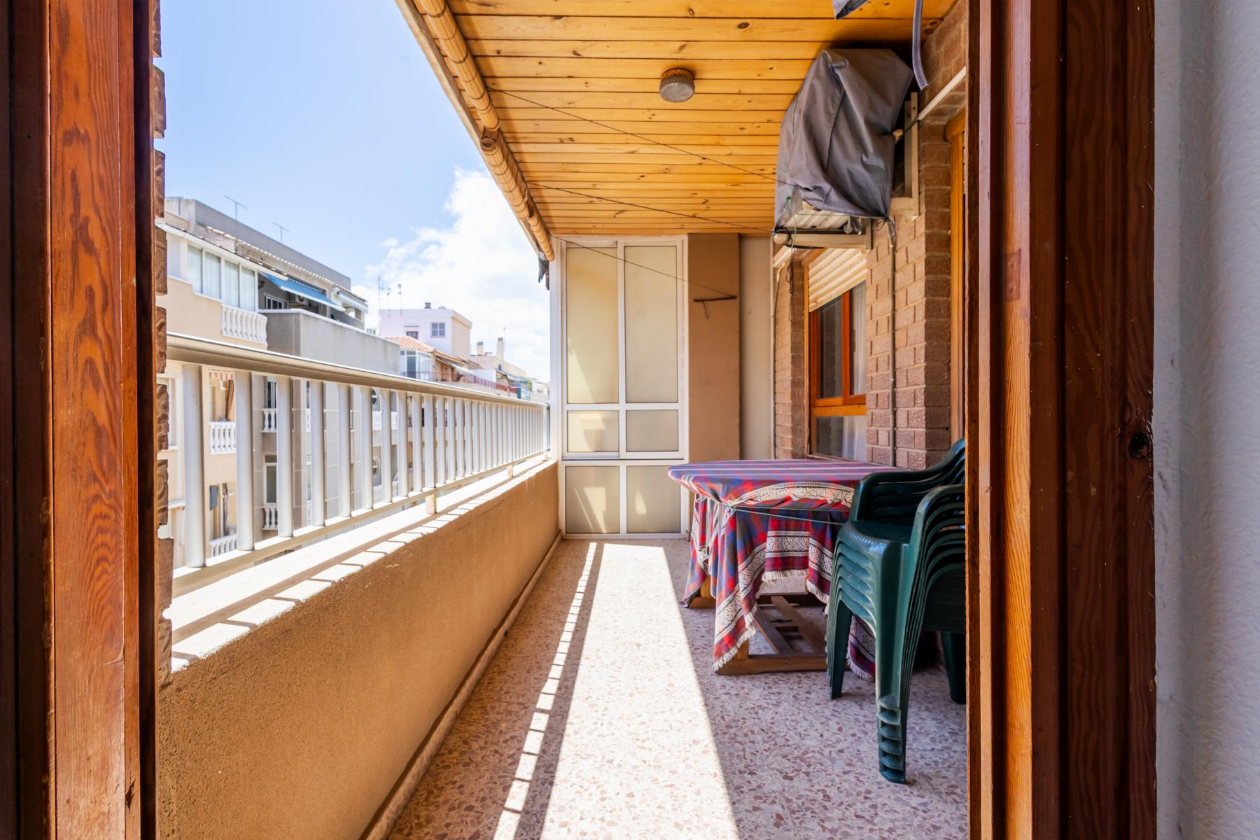 Garden in apartment for sale in Torrevieja