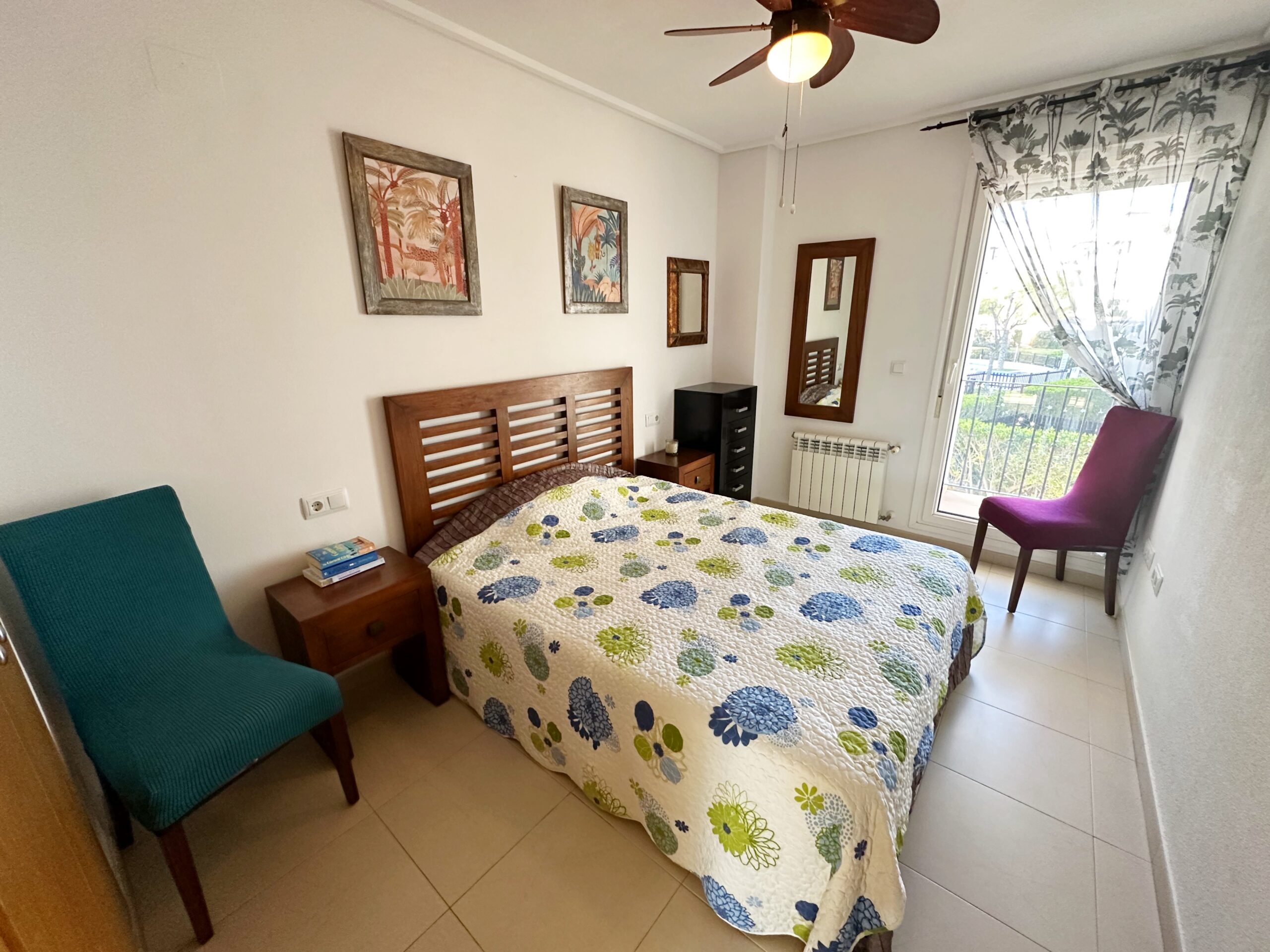Master bedroom in apartment for sale in La Torre Golf Resort