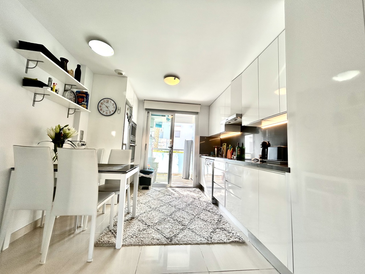Living room in apartment for sale in Punta Prima