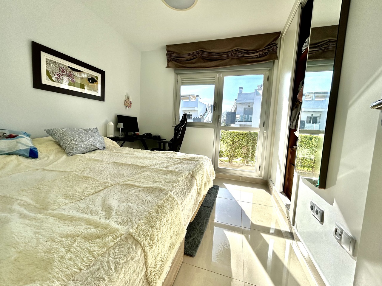 Terrace in apartment for sale in Punta Prima