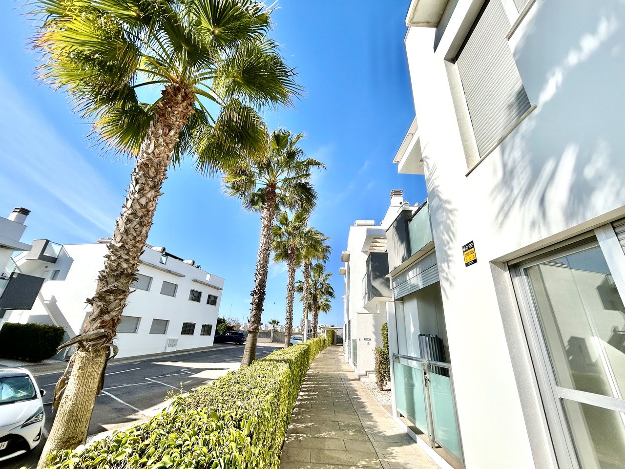Pool area in apartment for sale in Punta Prima