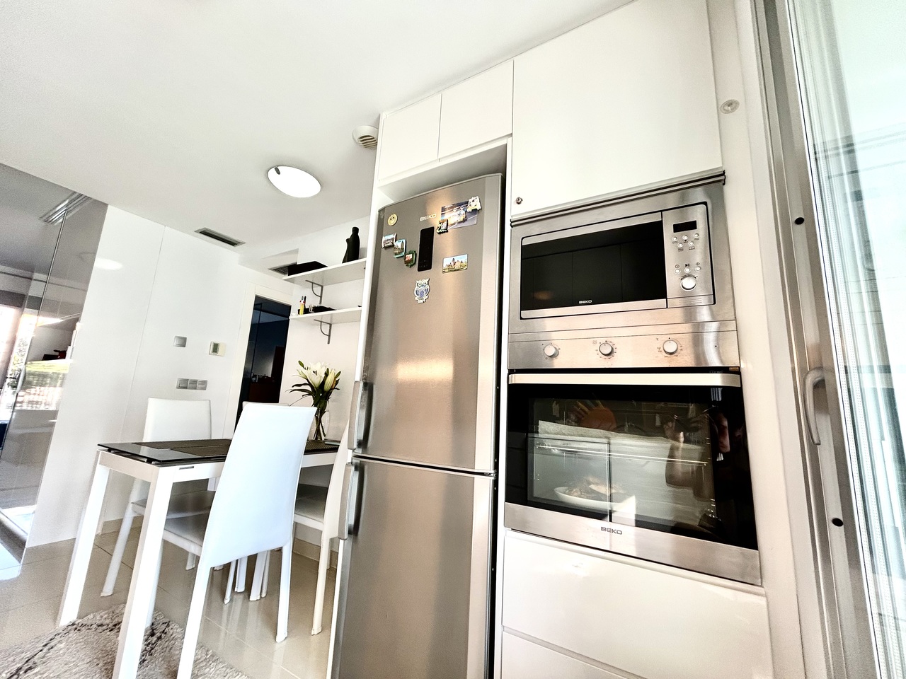 Dining area in apartment for sale in Punta Prima