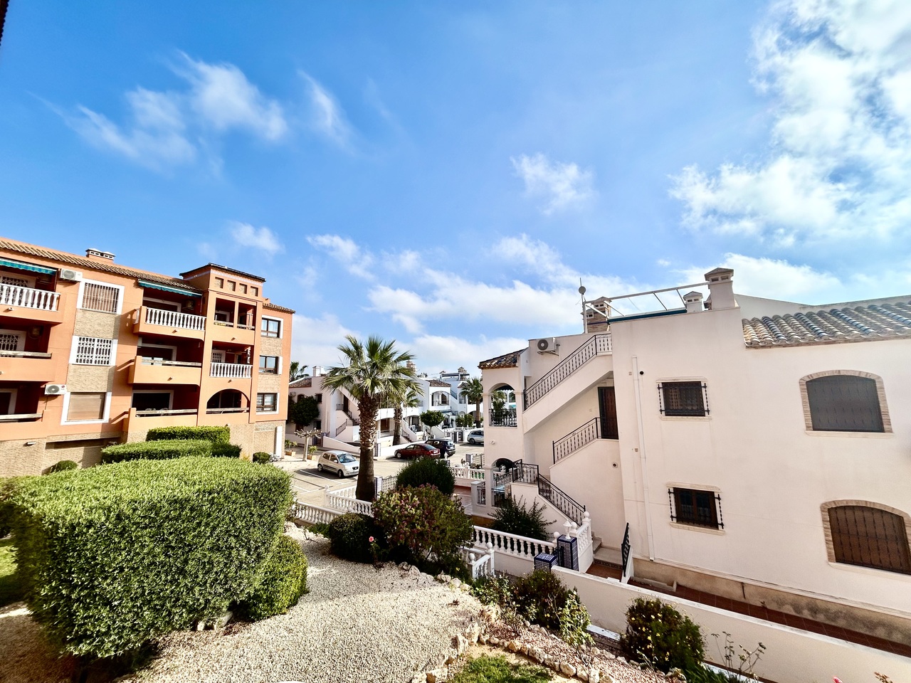 Pool area in apartment for sale in Villamartin