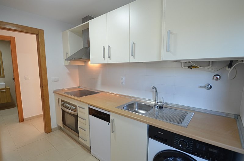 Garden in apartment for sale in Hacienda Riquelme Golf Resort