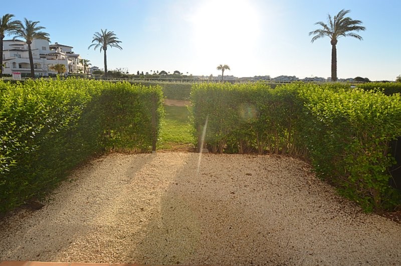 Master bedroom in apartment for sale in Hacienda Riquelme Golf Resort