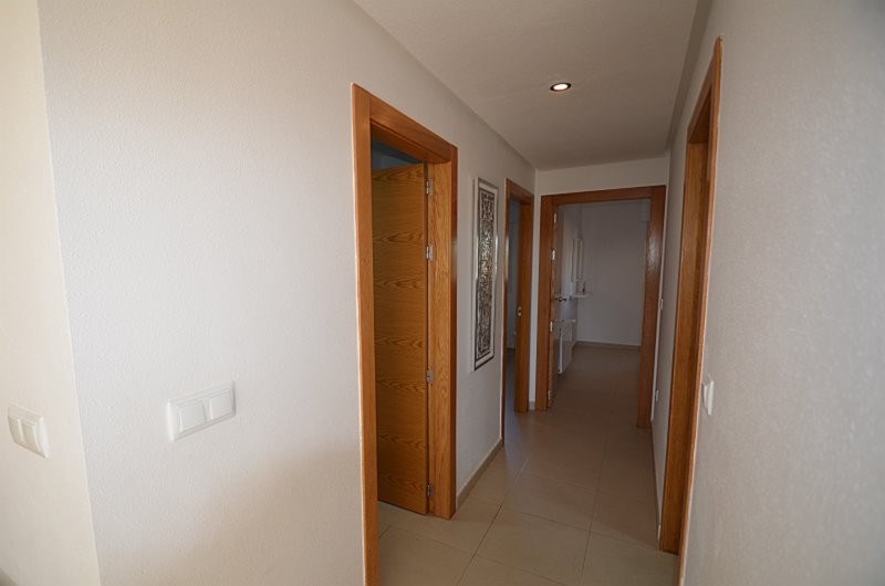 Garden in apartment for sale in Hacienda Riquelme Golf Resort