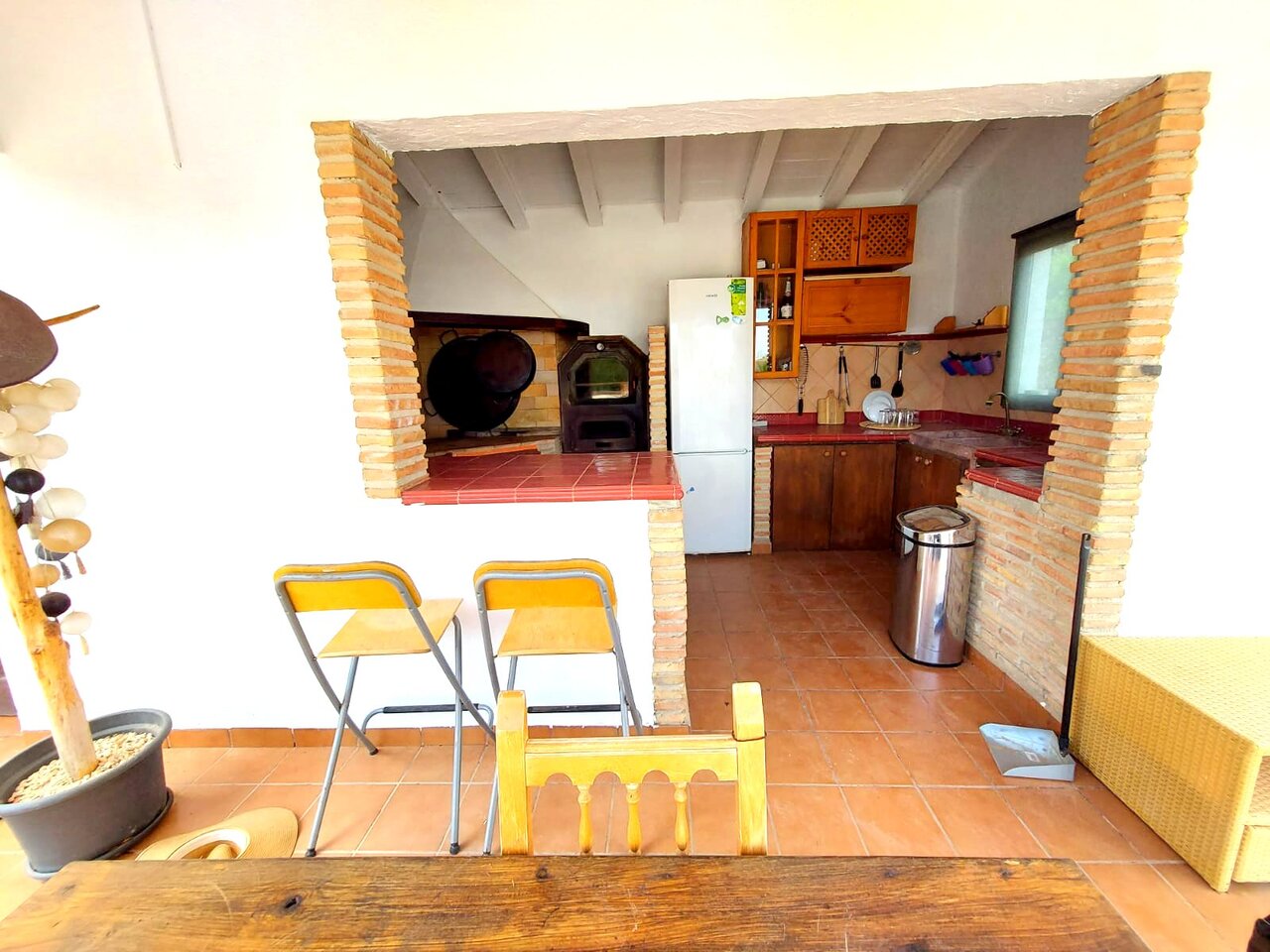 Pool area in villa for sale in Murcia