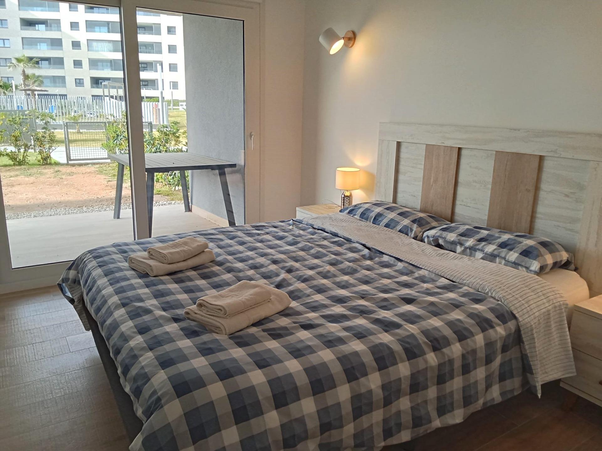 Pool area in apartment for sale in Torrevieja