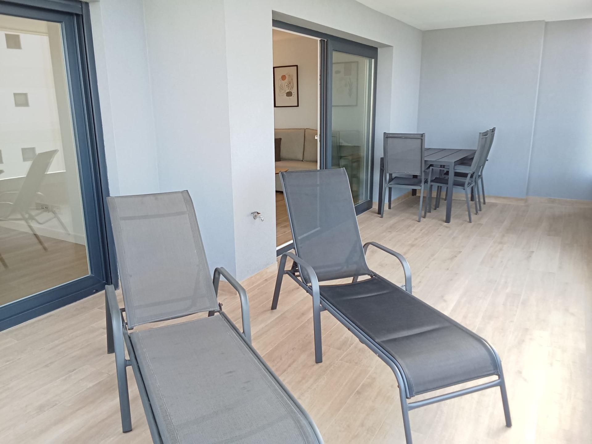 Garden in apartment for sale in Torrevieja