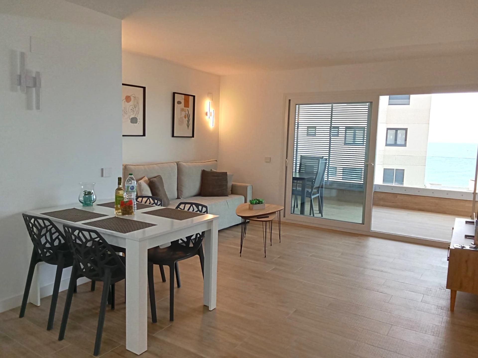 Pool area in apartment for sale in Torrevieja