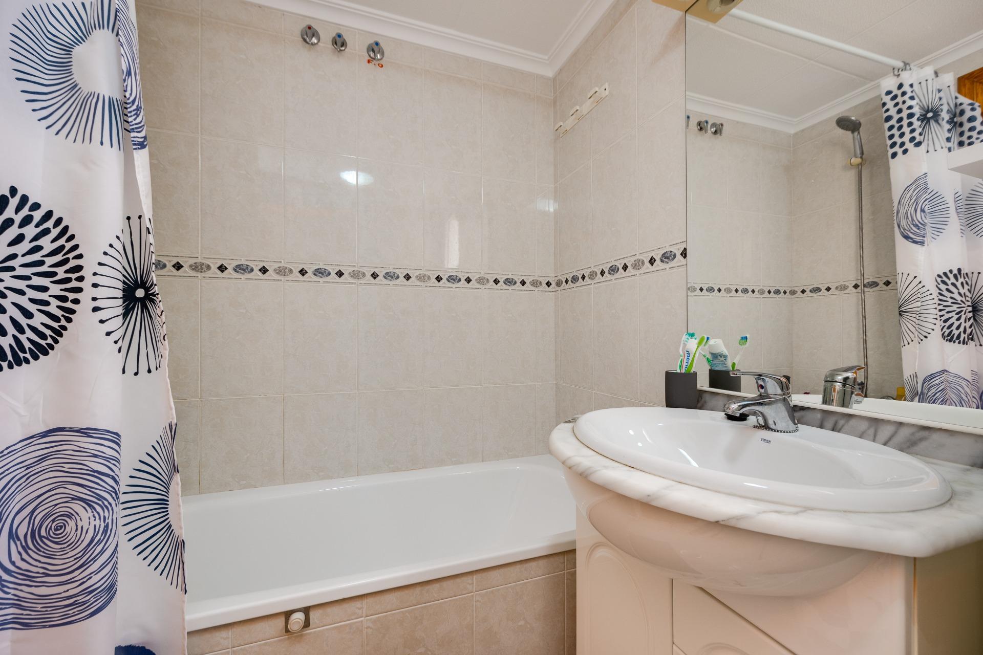 Bathroom in apartment for sale in Torrevieja