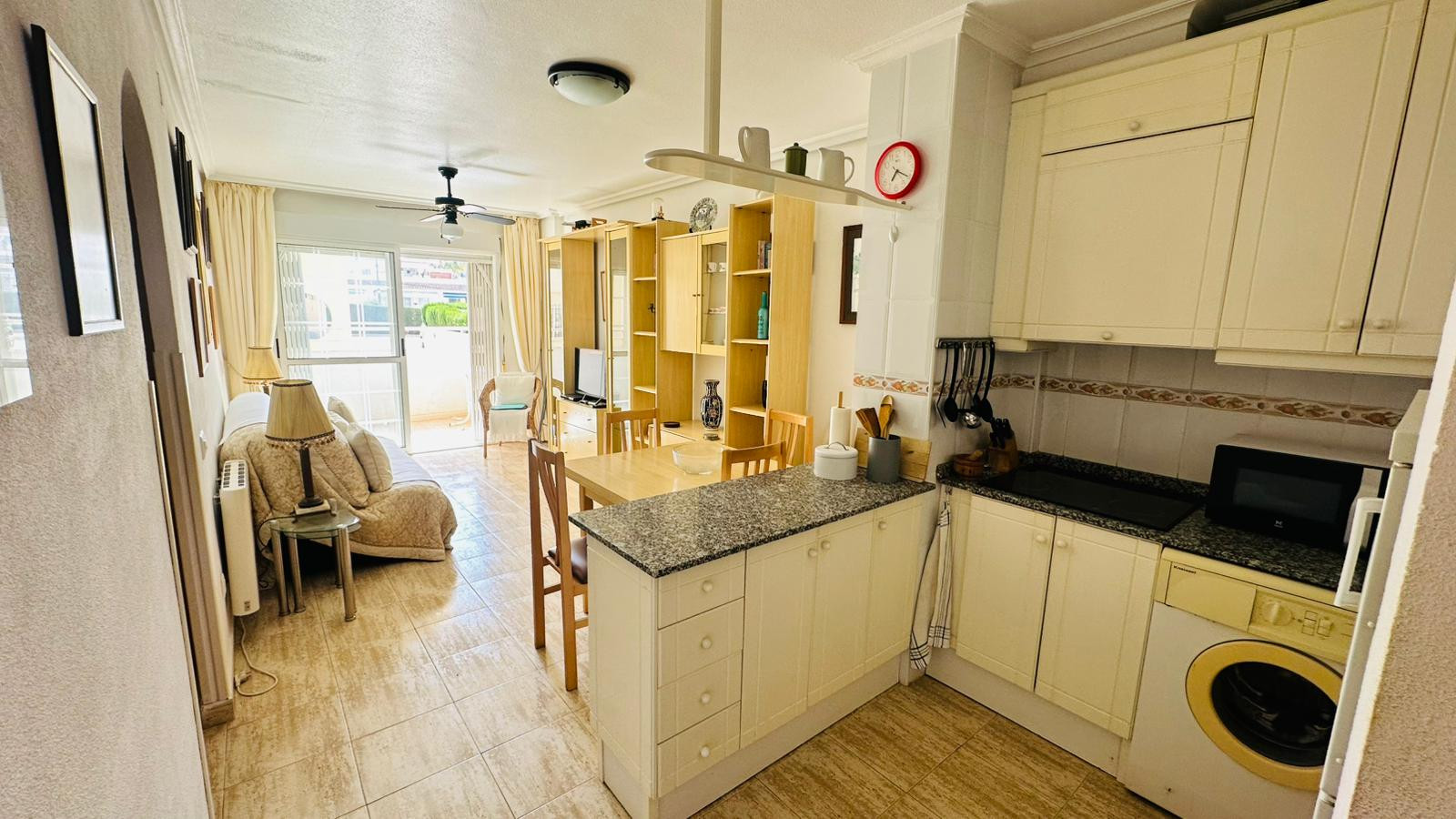 Pool area in apartment for sale in Torrevieja