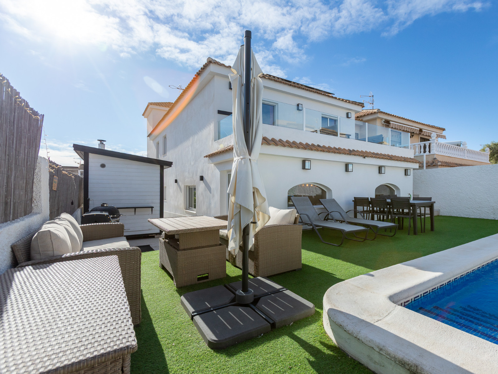 Living room in villa for sale in Los Balcones
