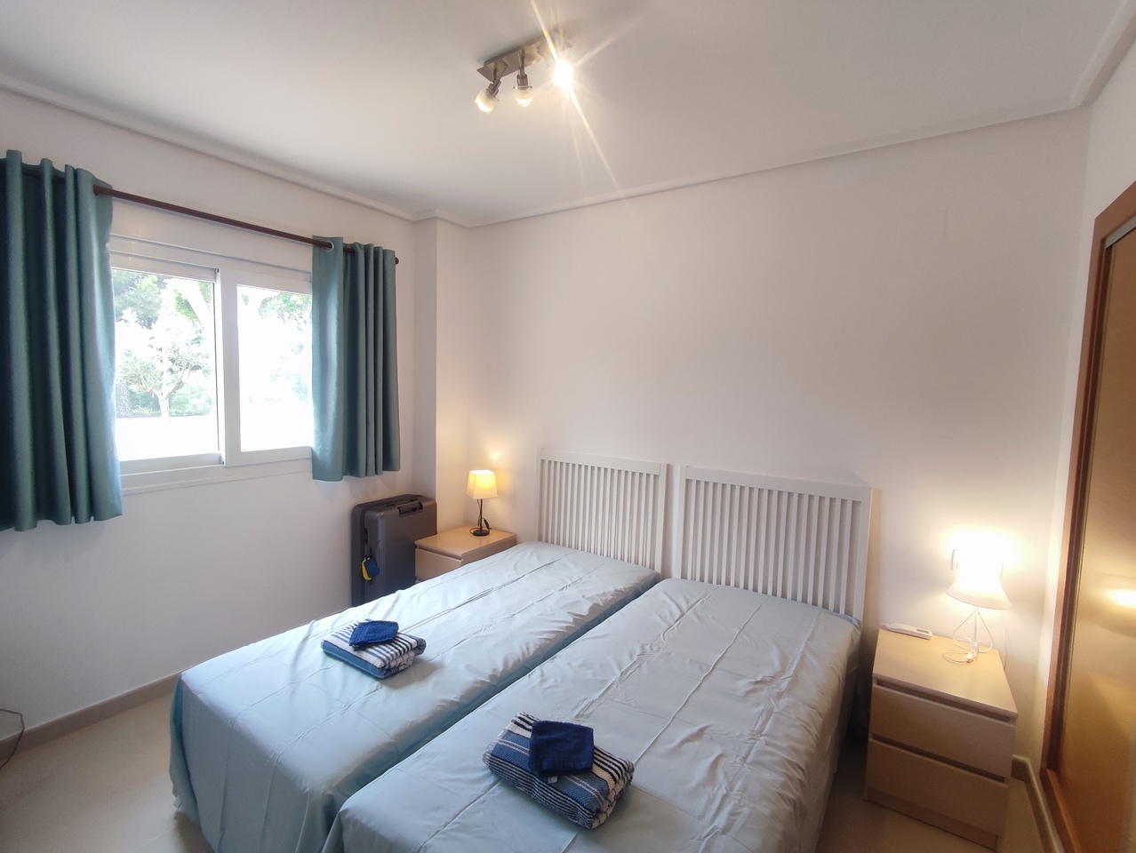 Master bedroom in apartment for sale in Hacienda Riquelme Golf Resort