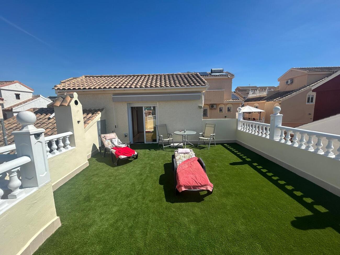 Terrace in villa for sale in Camposol