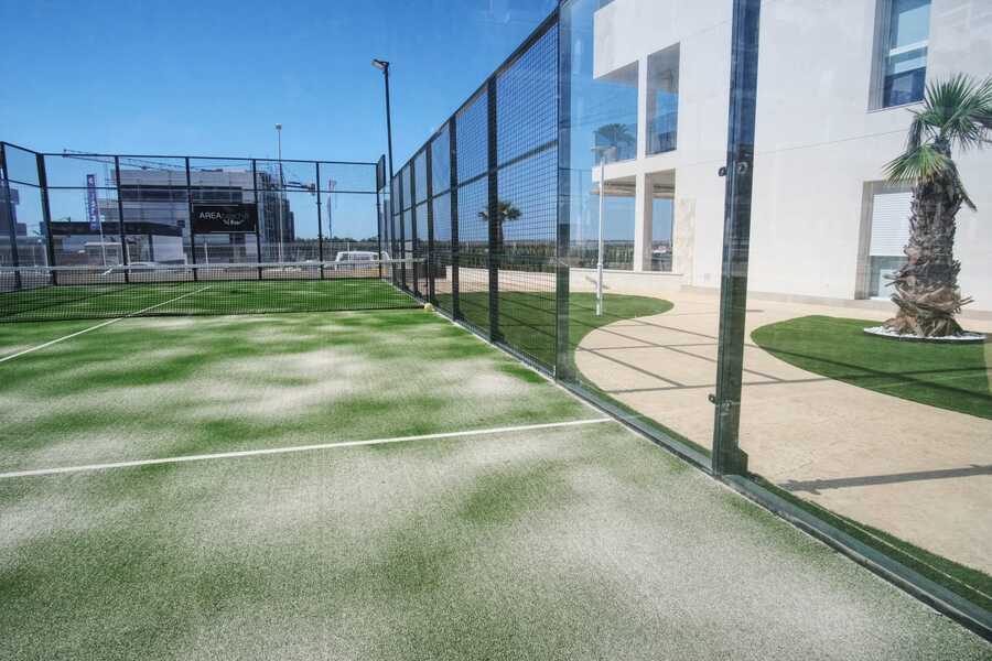 Pool area in apartment for sale in Guardamar del Segura