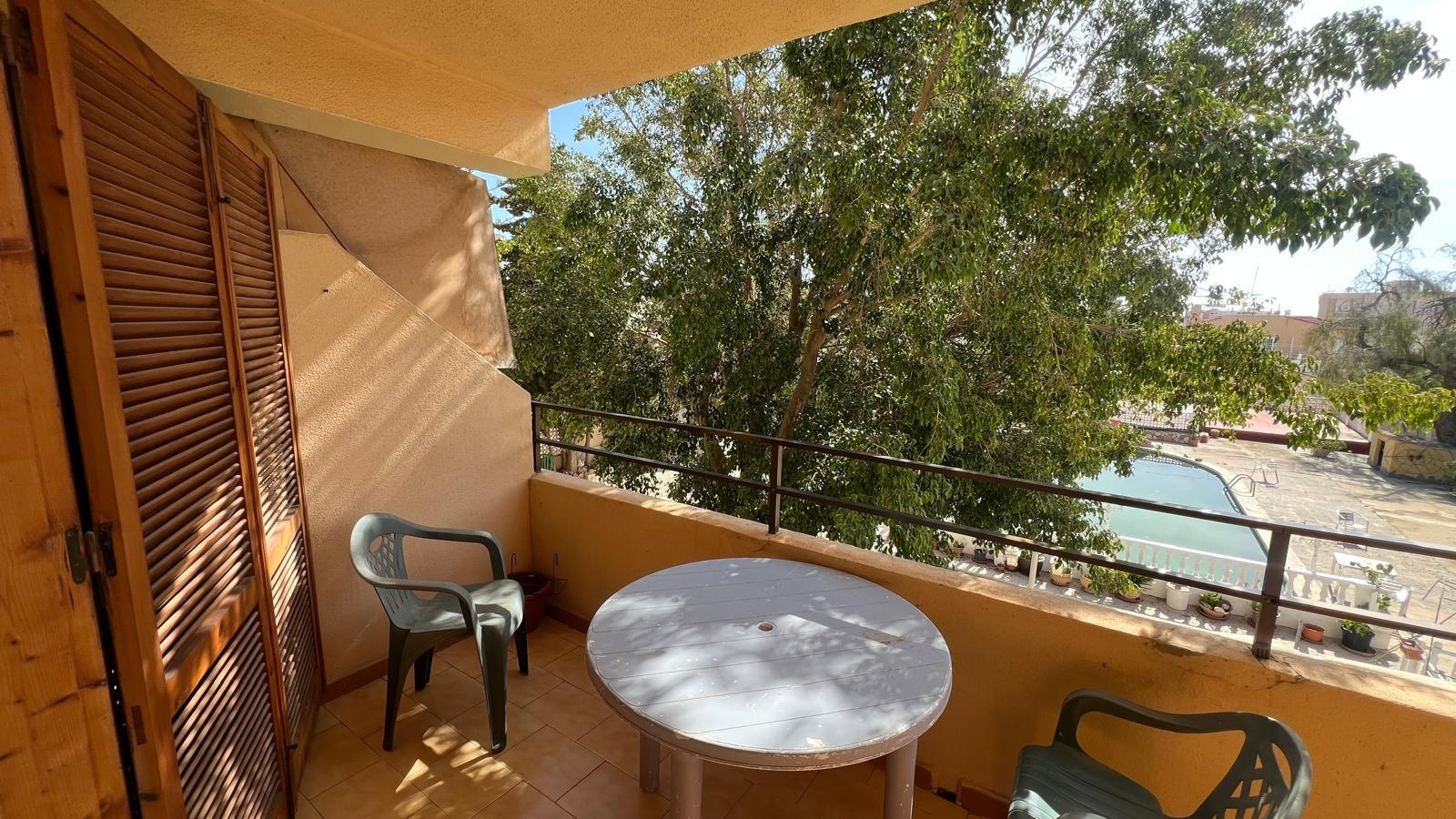 Garden in apartment for sale in Torrevieja