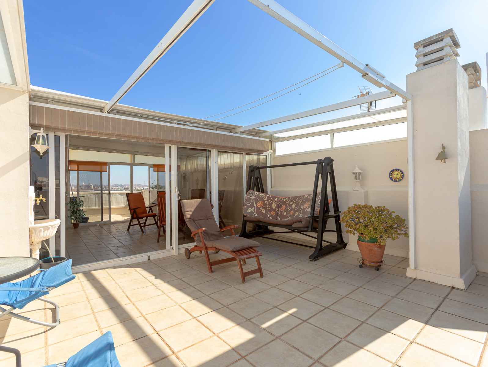 Garden in apartment for sale in Torrevieja