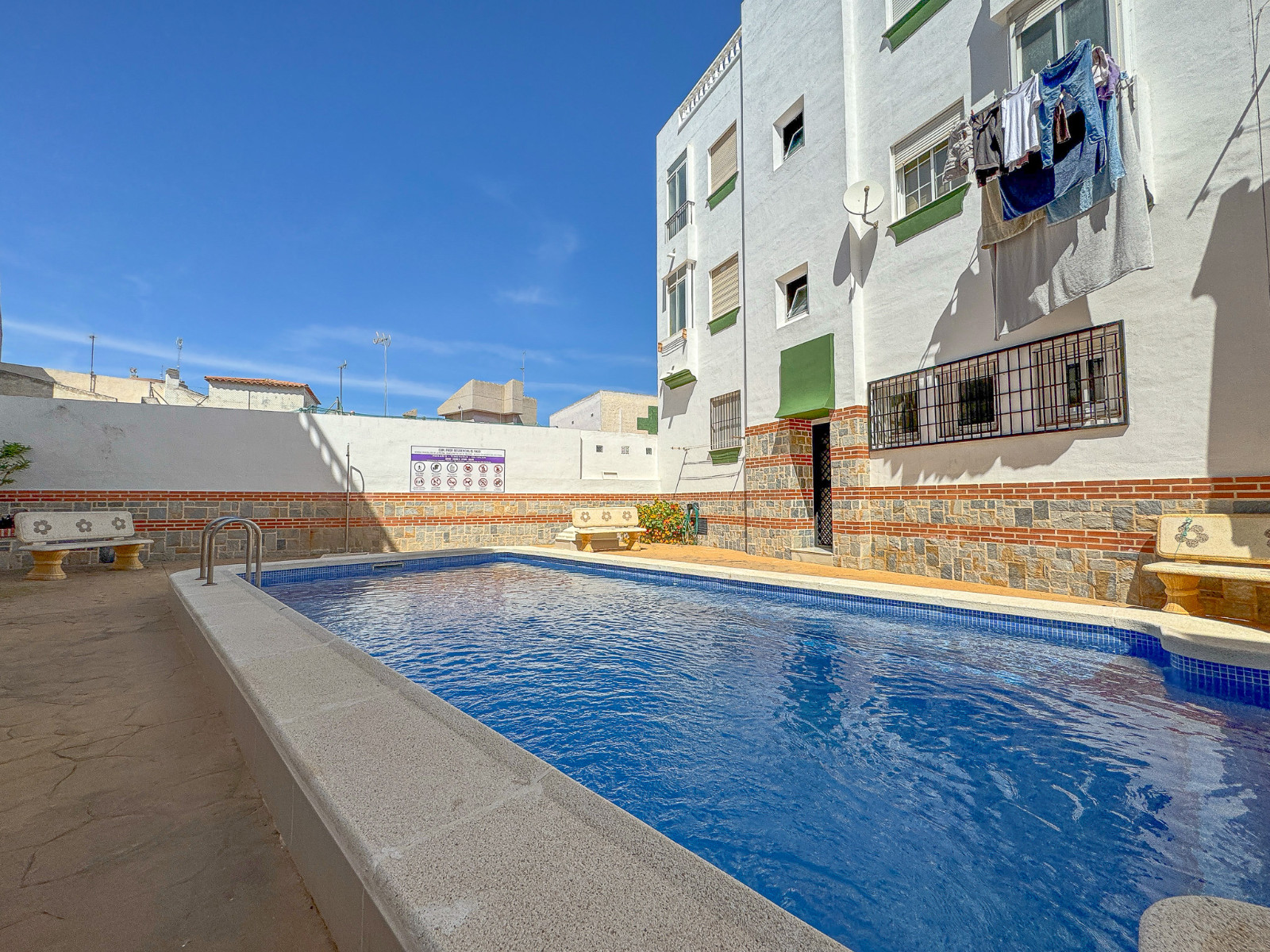 Bathroom in apartment for sale in Torrevieja