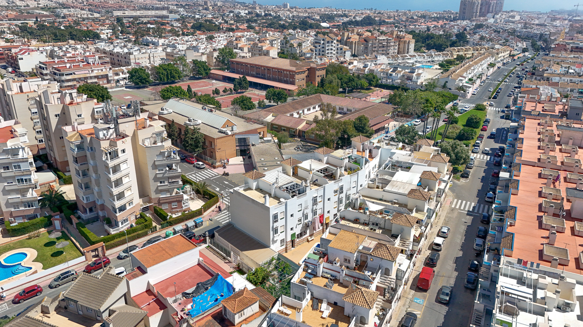 Garden in apartment for sale in Torrevieja