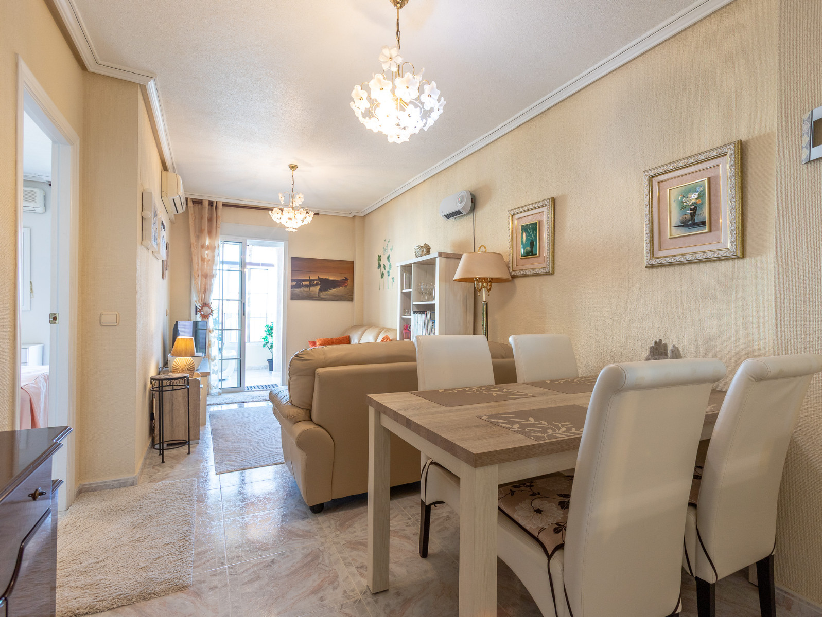 Pool area in apartment for sale in Torrevieja