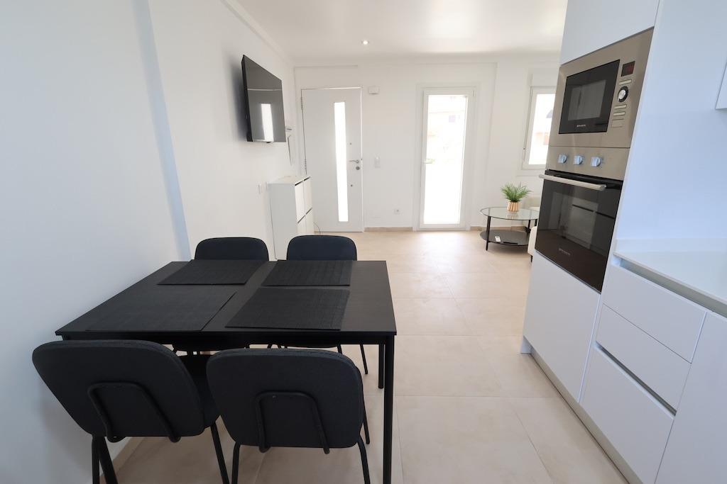 Dining area in bungalow for sale in Orihuela Costa
