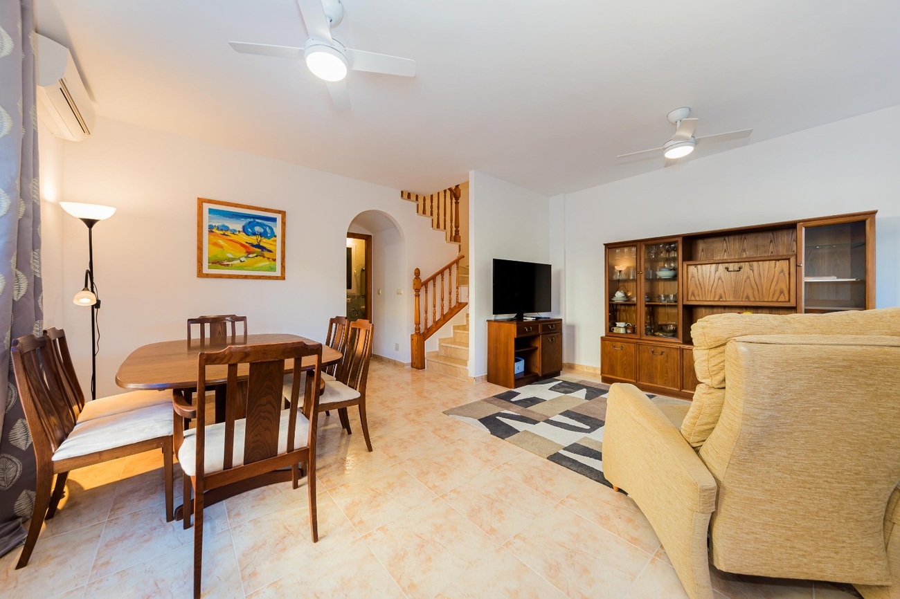 Pool area in duplex for sale in Dehesa de Campoamor