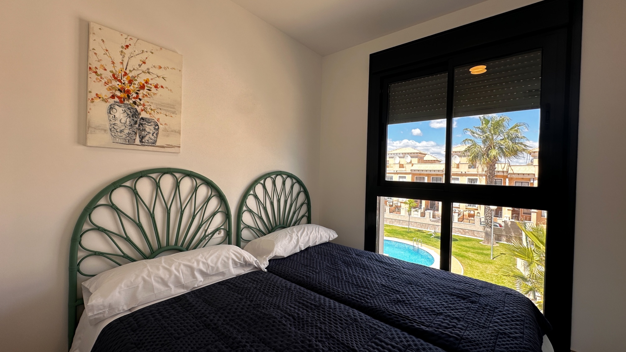 Pool area in apartment for sale in Orihuela Costa