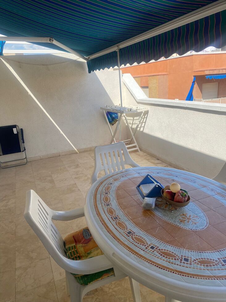 Living room in penthouse for sale in Playa De Los Locos