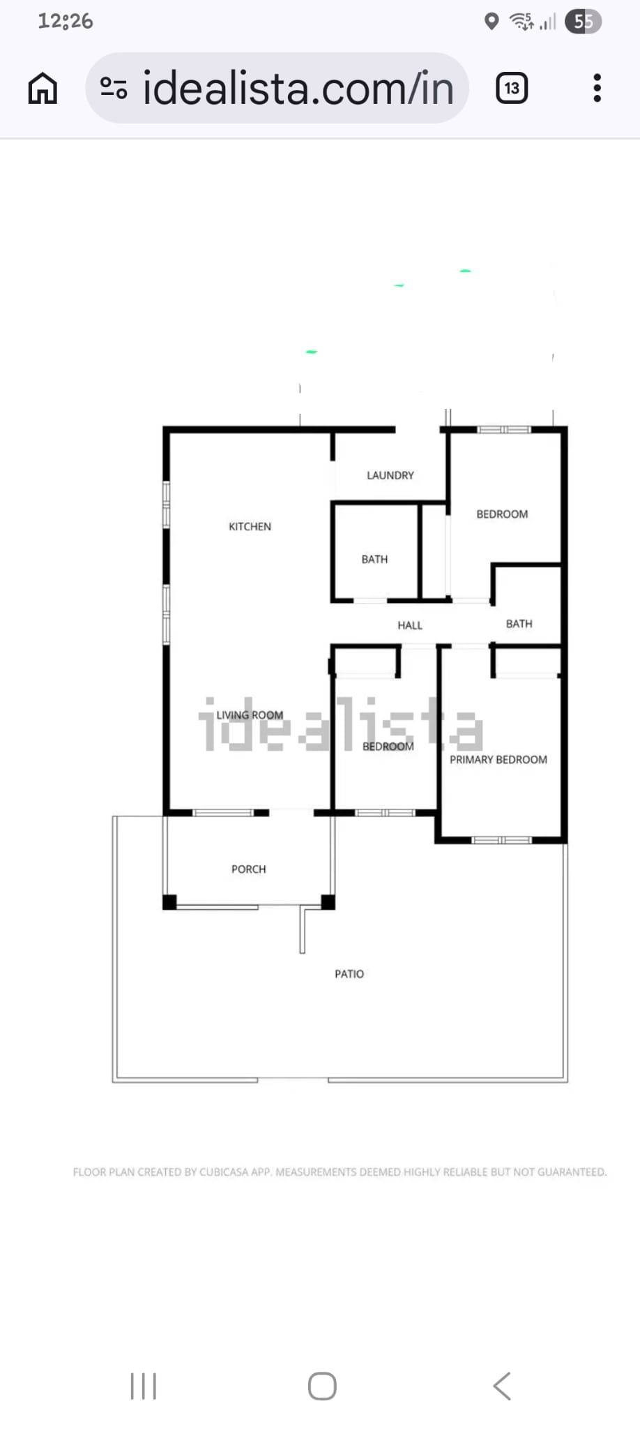 Exterior view in bungalow for sale in Orihuela Costa
