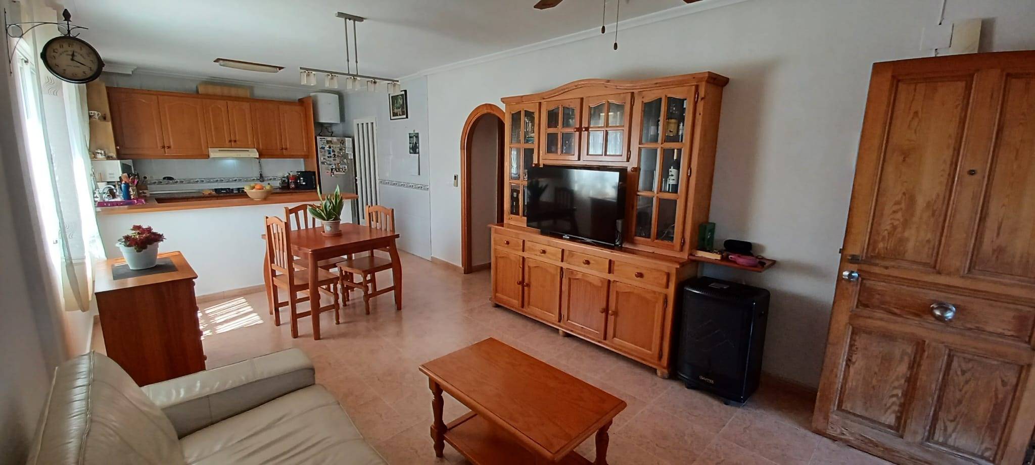 Dining area in bungalow for sale in Orihuela Costa