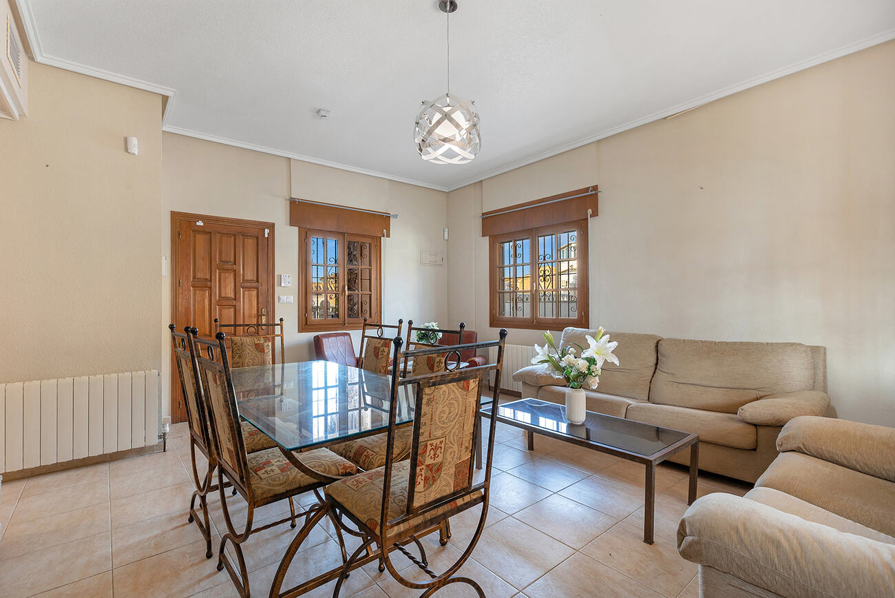 Pool area in villa for sale in Ciudad Quesada