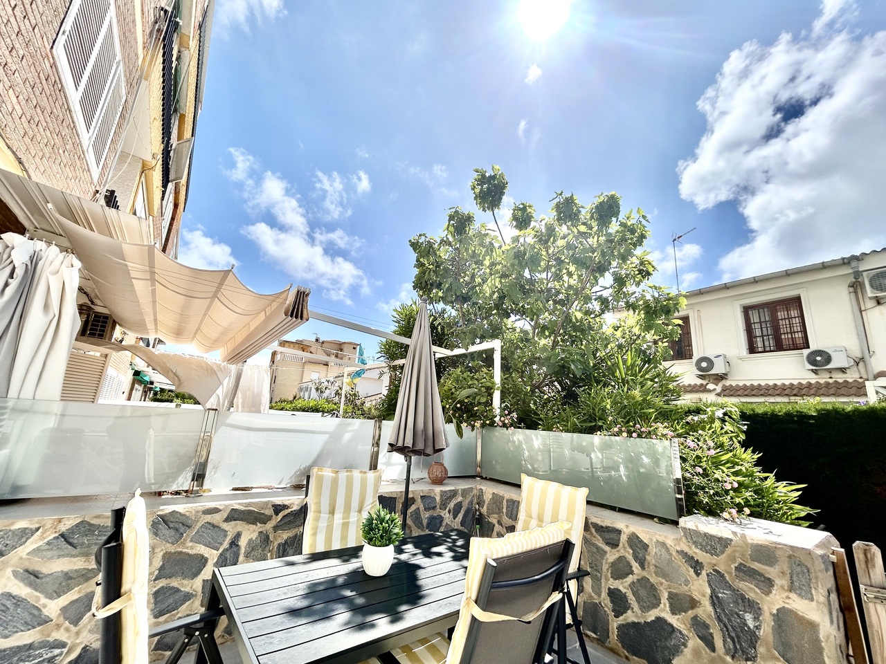Pool area in apartment for sale in La Zenia