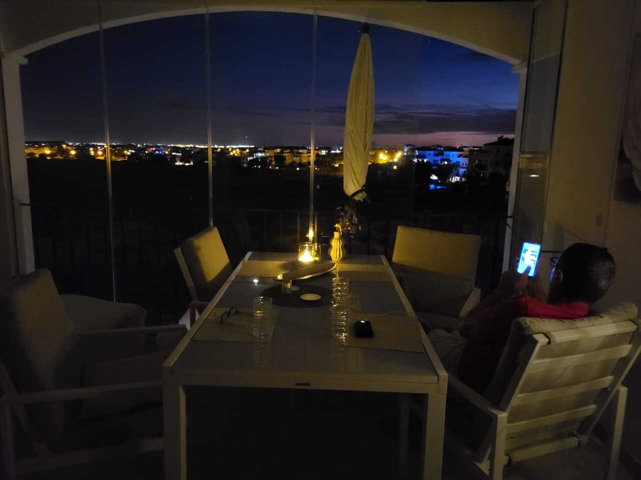 Terrace in apartment for sale in Hacienda Riquelme Golf Resort