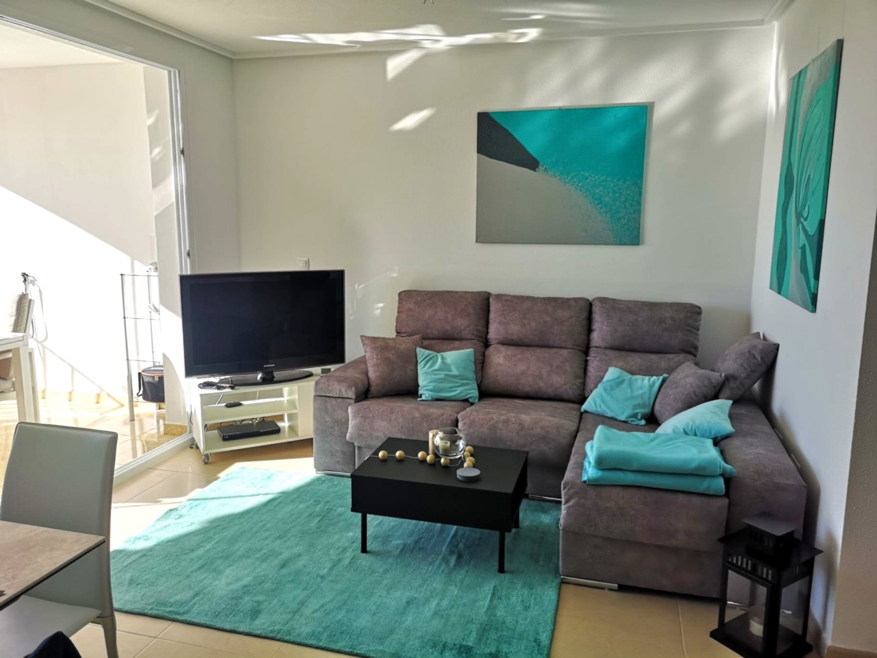 Dining area in apartment for sale in Hacienda Riquelme Golf Resort