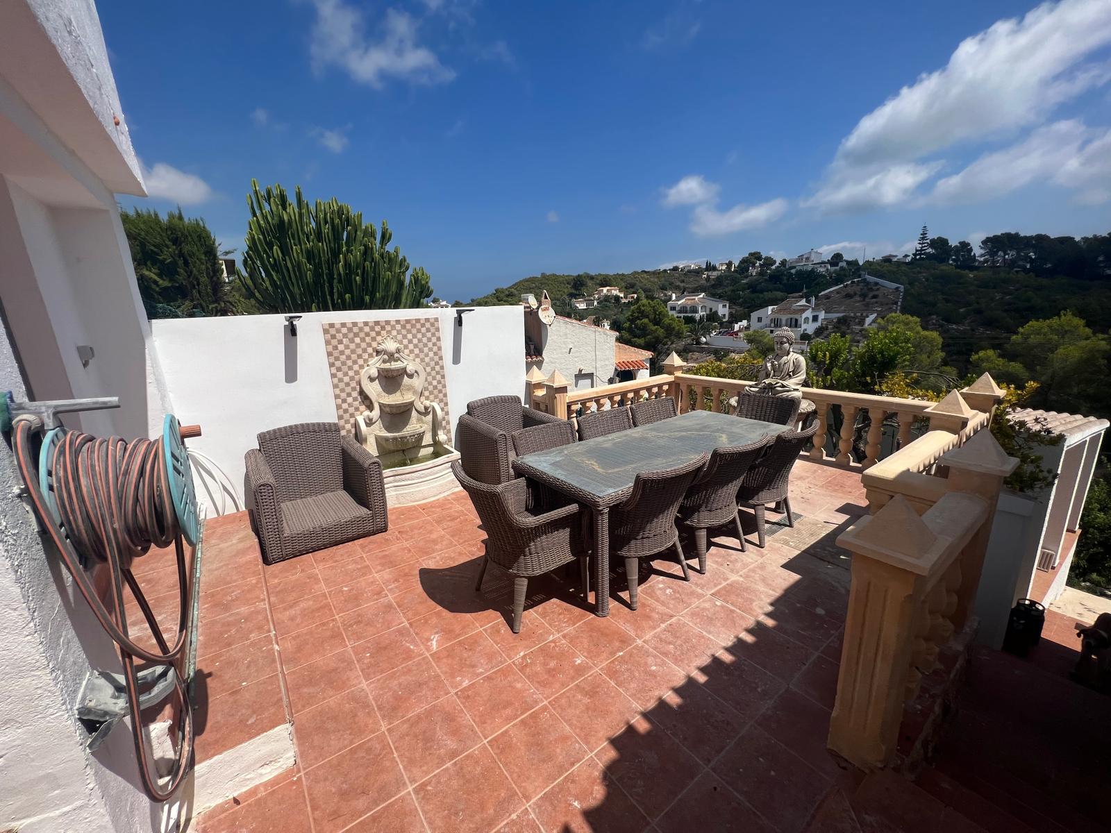 Terrace in villa for sale in javea