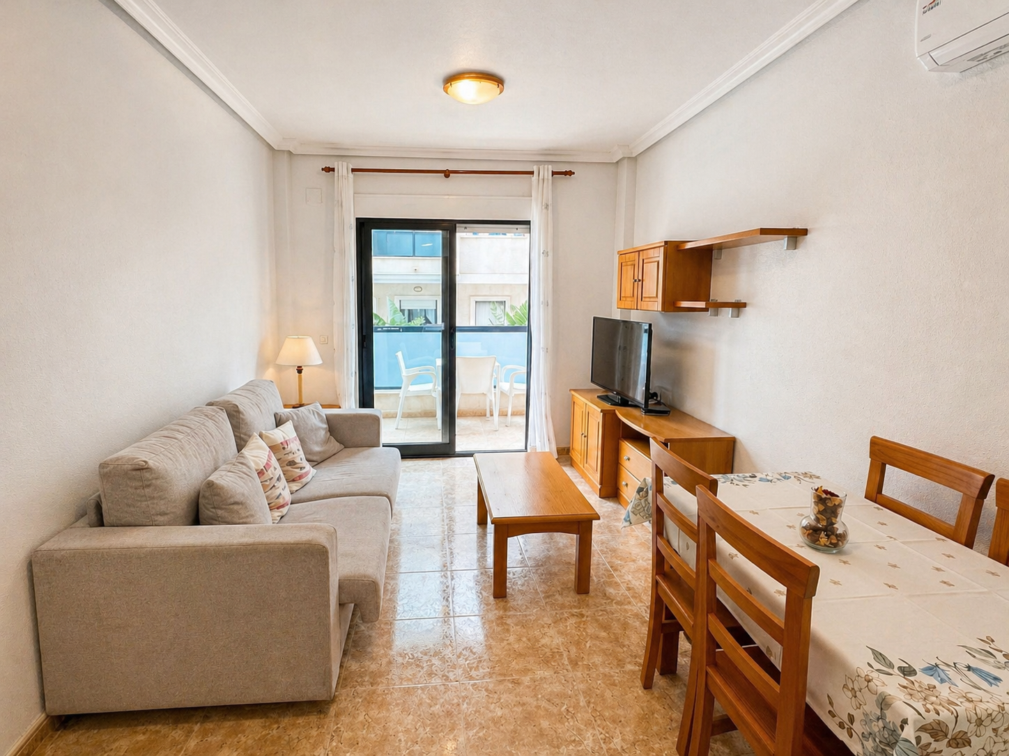 Pool area in apartment for sale in Orihuela Costa