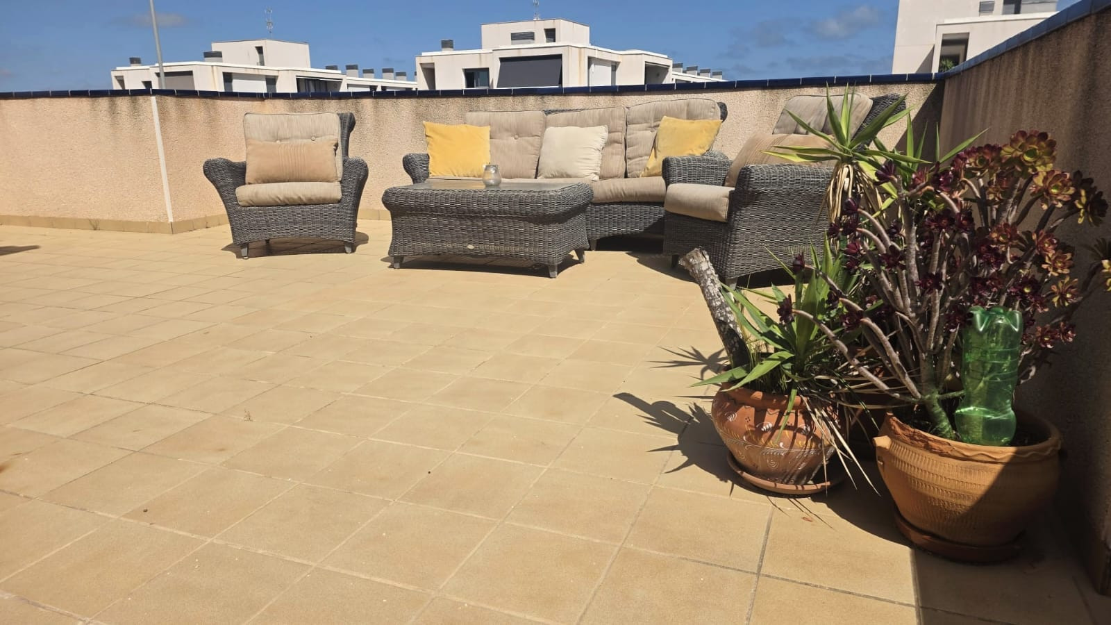 Pool area in villa for sale in Orihuela Costa