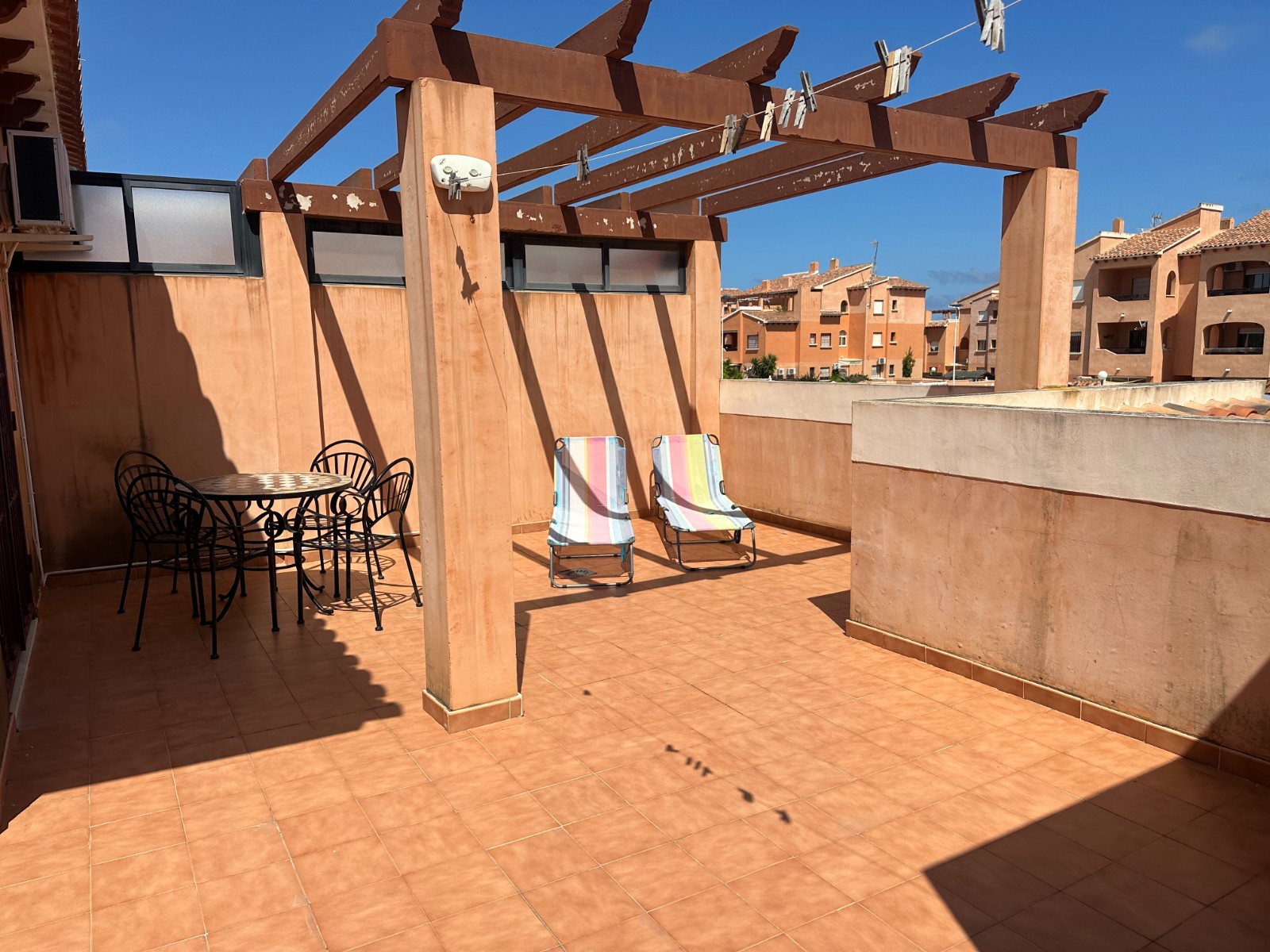 Garden in apartment for sale in Torrevieja