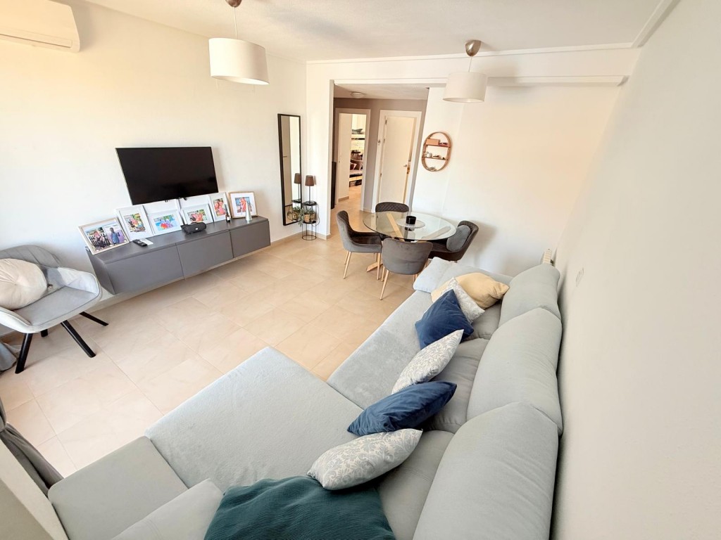 Pool area in apartment for sale in Hacienda Riquelme Golf Resort