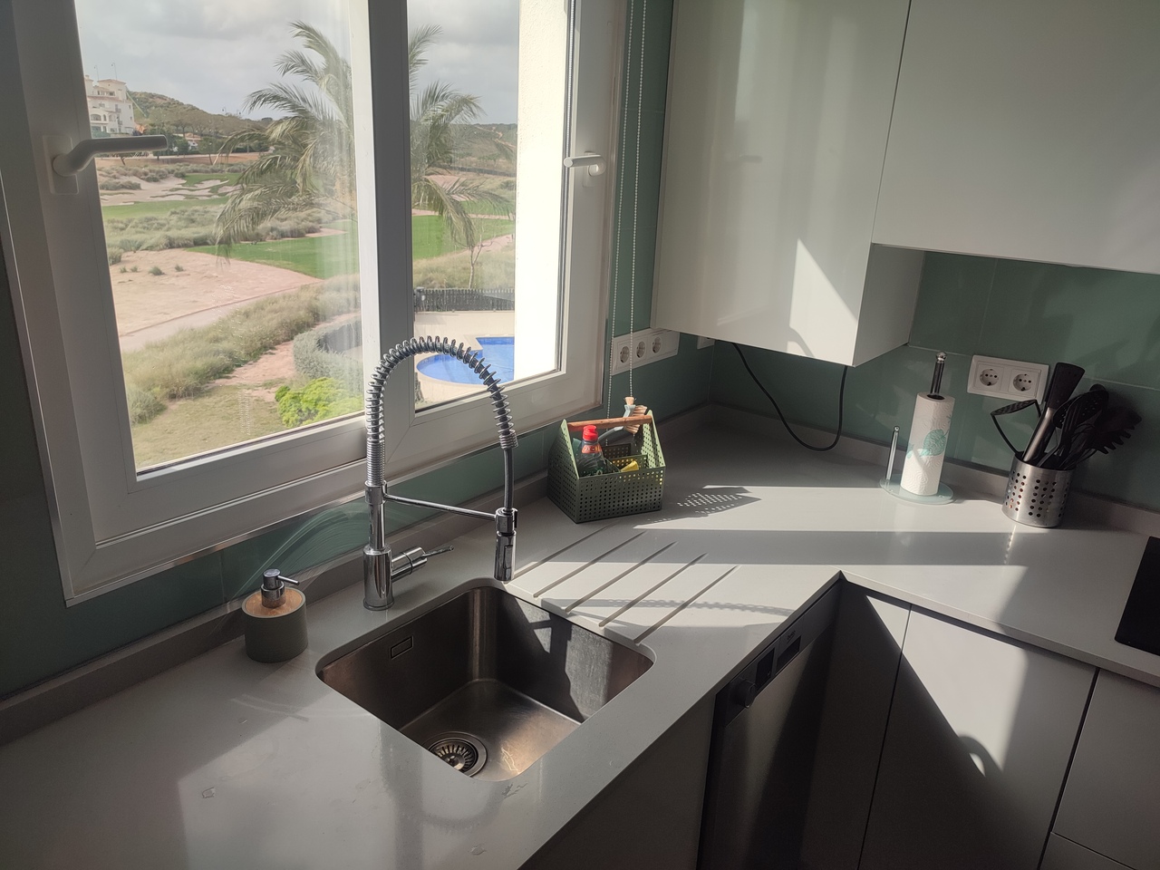 Master bedroom in apartment for sale in Hacienda Riquelme Golf Resort