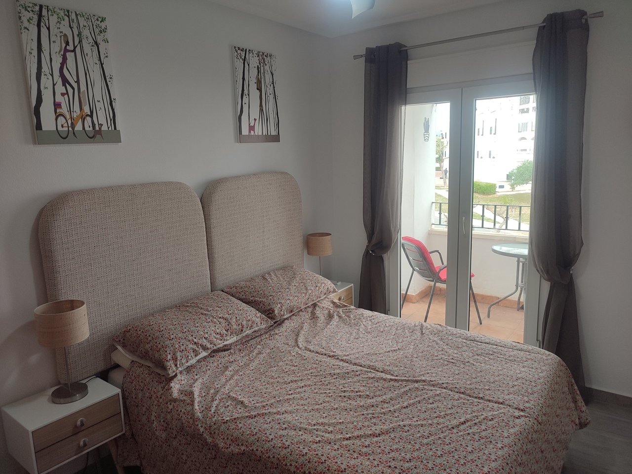 Garden in apartment for sale in Hacienda Riquelme Golf Resort