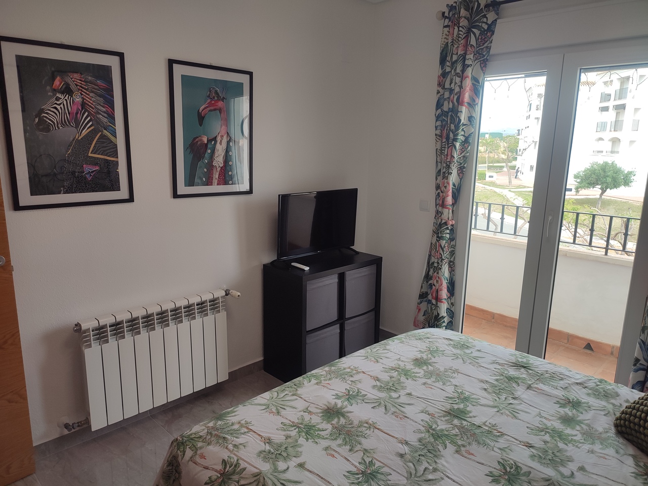 Master bedroom in apartment for sale in Hacienda Riquelme Golf Resort