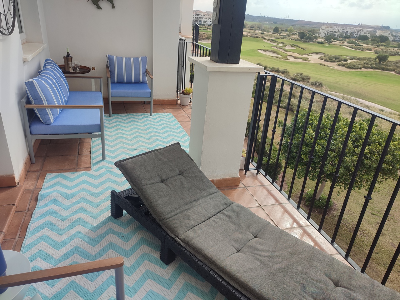 Pool area in apartment for sale in Hacienda Riquelme Golf Resort