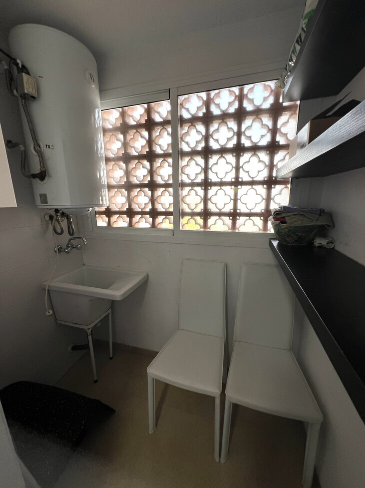 Pool area in apartment for sale in Orihuela Costa