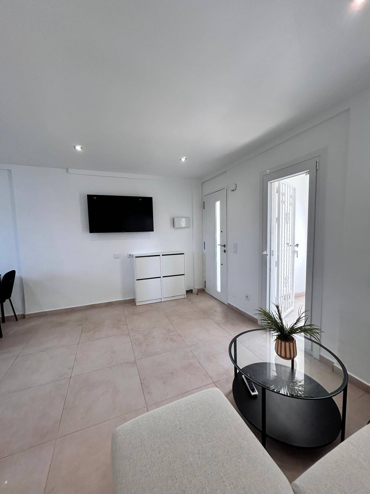 Pool area in apartment for sale in Cabo Roig