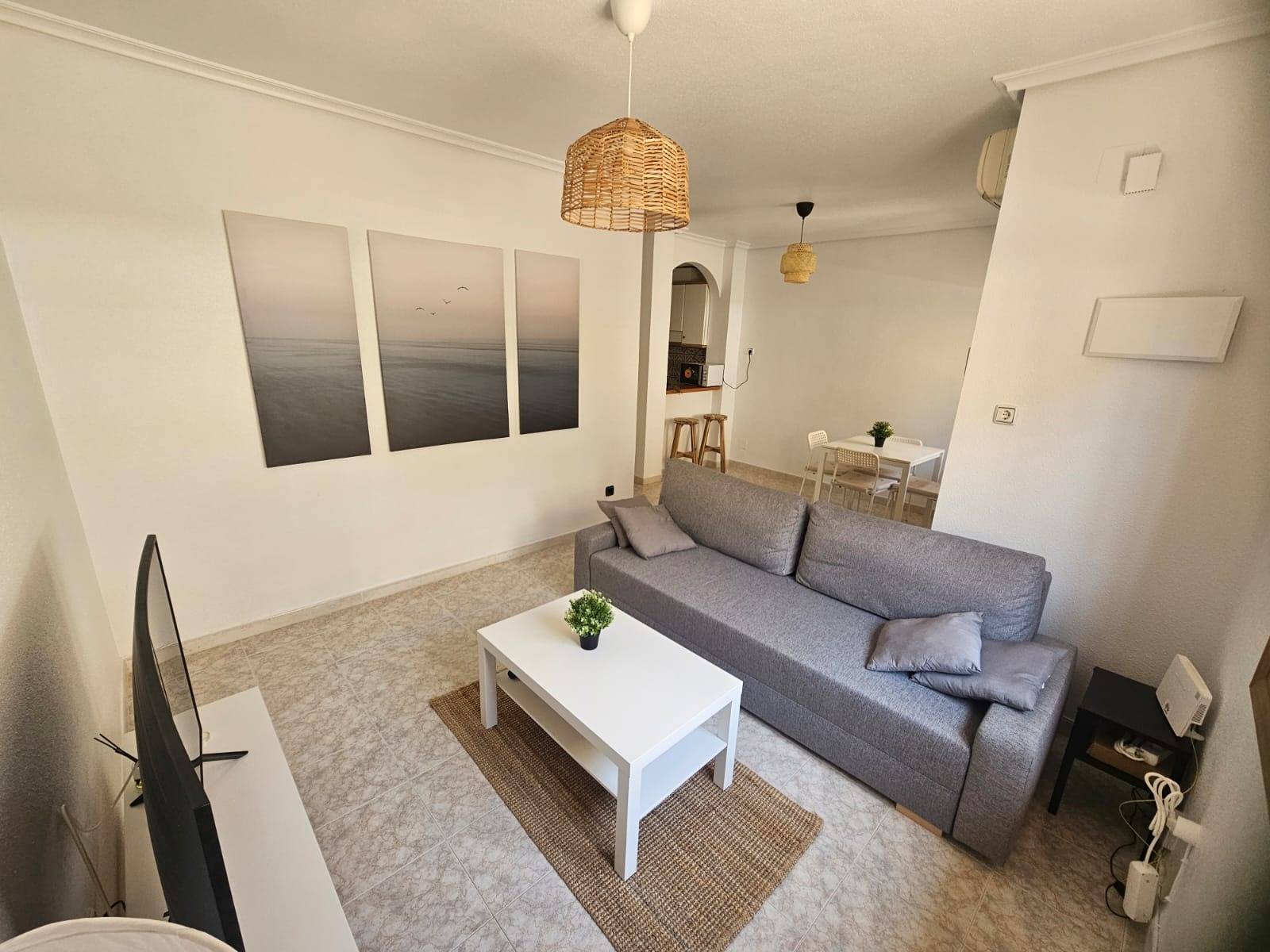 Terrace in bungalow for sale in Orihuela Costa