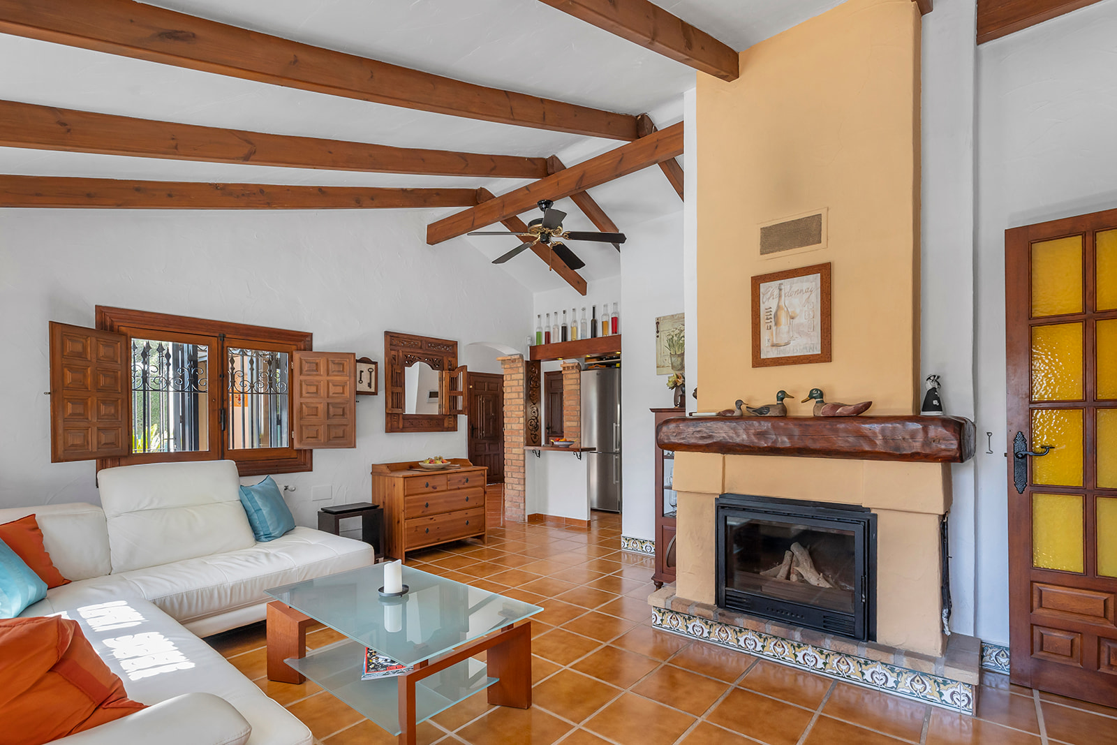 Master bedroom in villa for sale in Orihuela