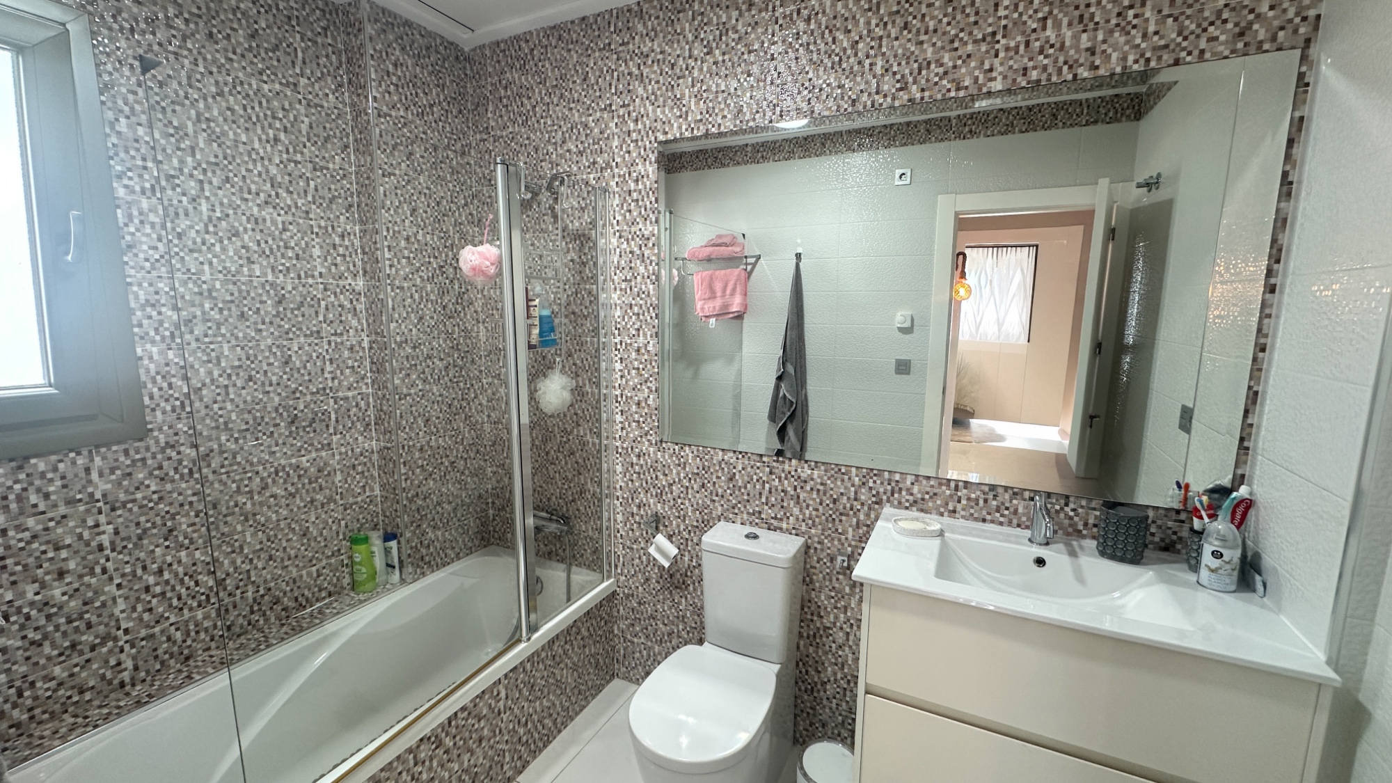 Pool area in villa for sale in Orihuela Costa