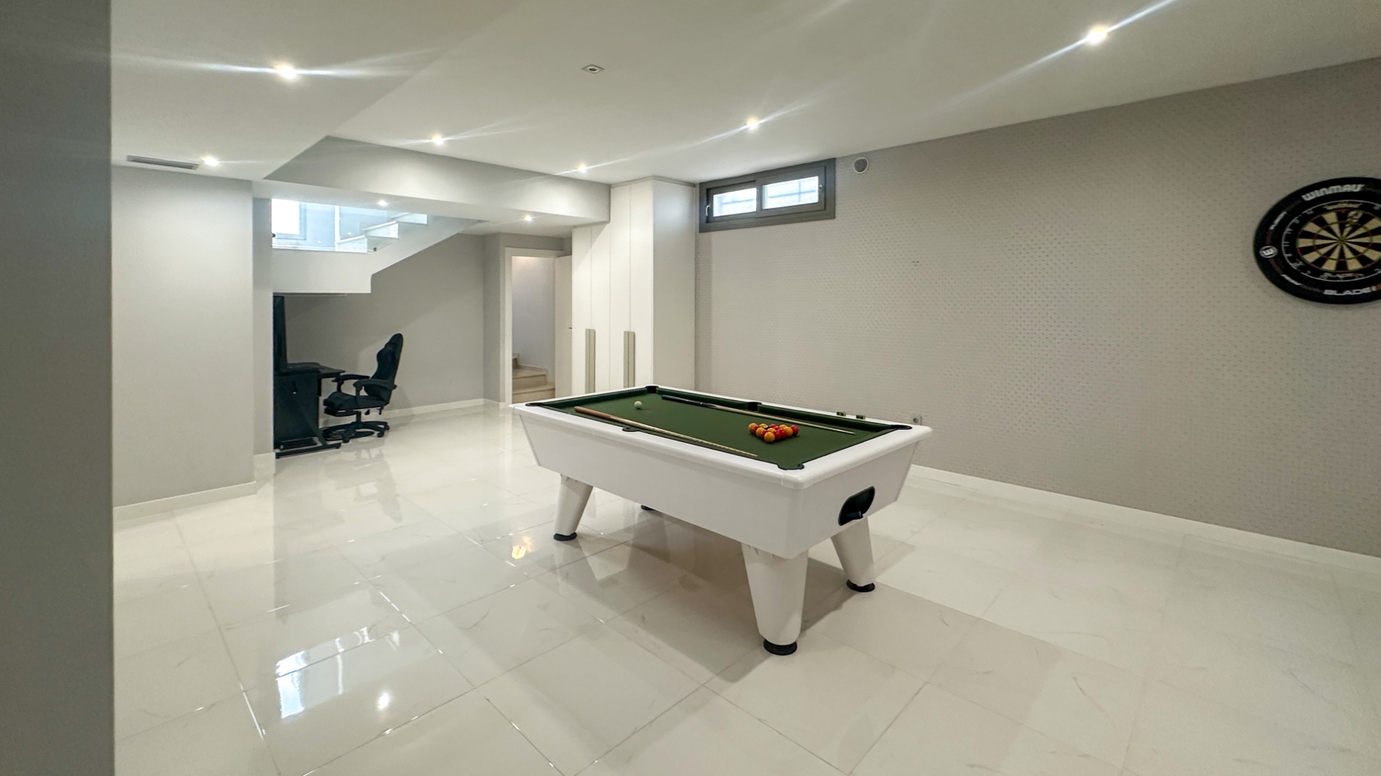 Pool area in villa for sale in Orihuela Costa